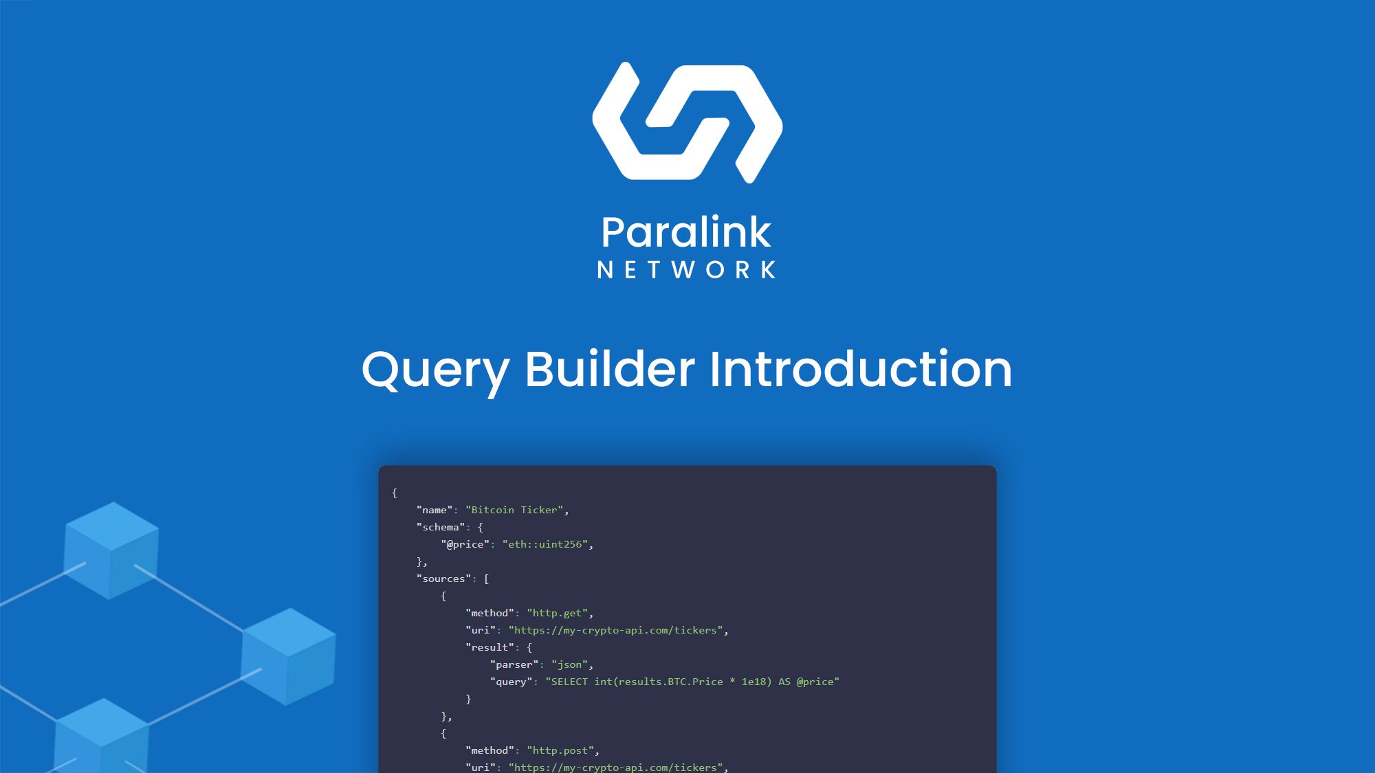First Introduction to Query Builder